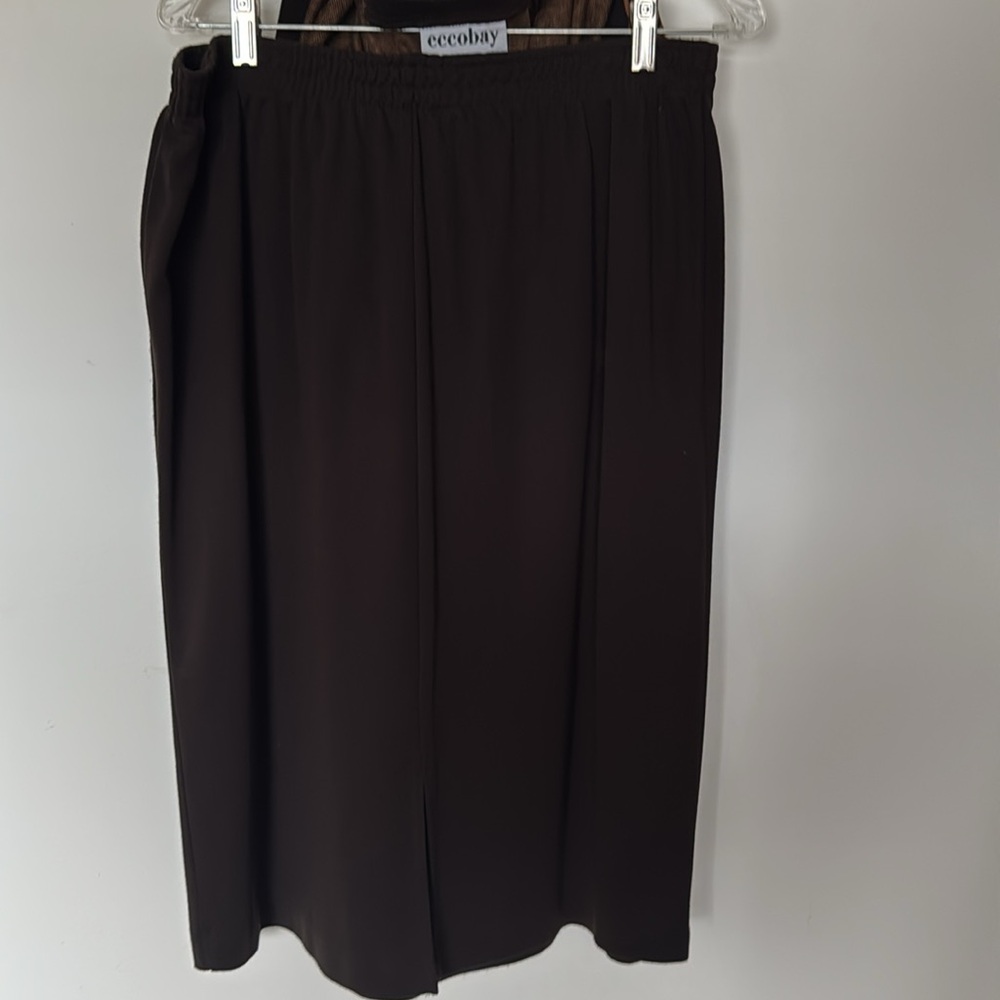 Leopard print 3 pc skirt set - Picture 3 of 5
